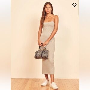 Reformation cotton grey dress